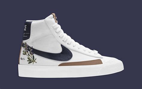 nike blazer indigo|nike blazers with embroidered flowers.